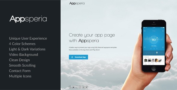 AppSperia WordPress Landing Page Theme