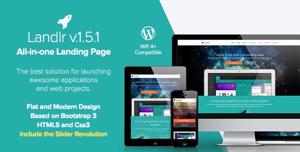 Landlr WordPress Landing Page Theme