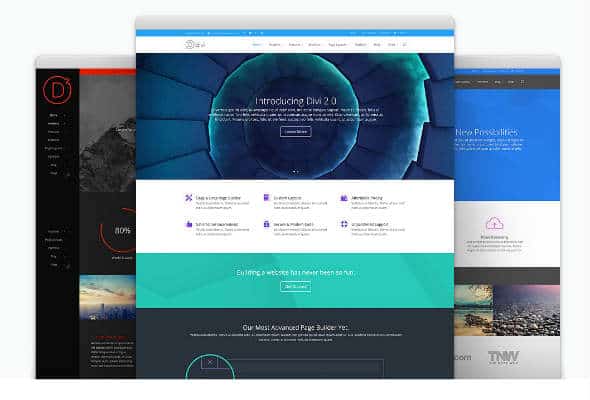 Divi Theme WordPress Landing Page