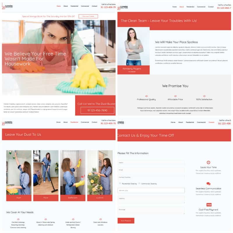 Astra Prebuilt Site Pages