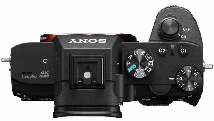 sony a7iii top