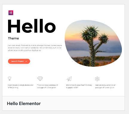 hello theme repository wordpress